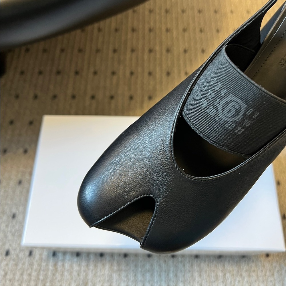 Maison Martin Margiela Black Tabi Slingback Mules - Picture 6 of 8